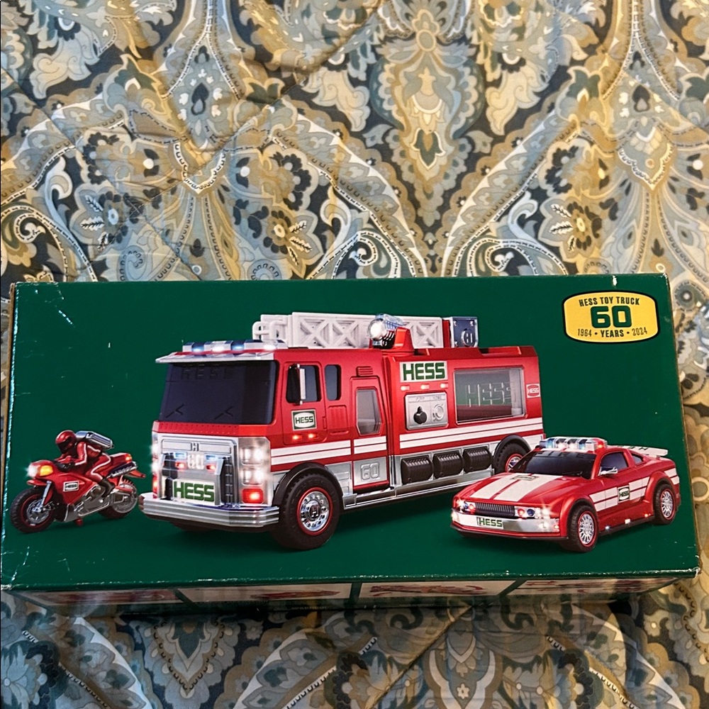 Hess 60th Anniversary Red Fire Truck and Rescue Set